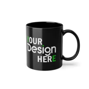 Custom Black Ceramic Coffee Mug – 11oz / 15oz | islafe Prints