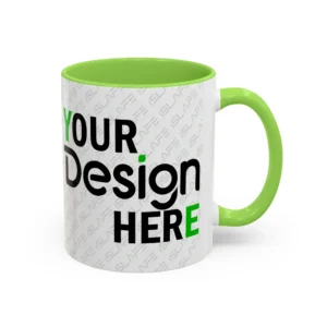 Custom Colorful Two-Tone Accent Coffee Ceramic  Mug –  11oz / 15oz | islafe Prints